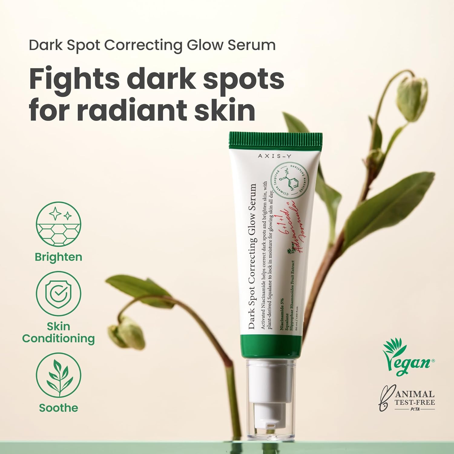 AXIS-Y Dark Spot Correcting Glow Serum (50ml) - Brightening Niacinamide Serum
