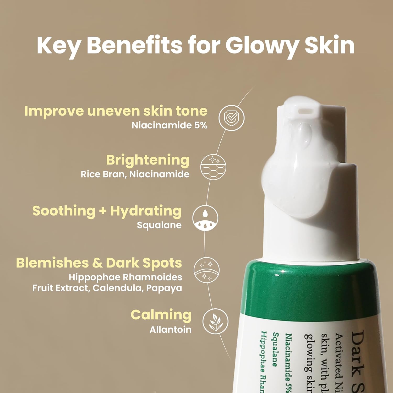 AXIS-Y Dark Spot Correcting Glow Serum (50ml) - Brightening Niacinamide Serum