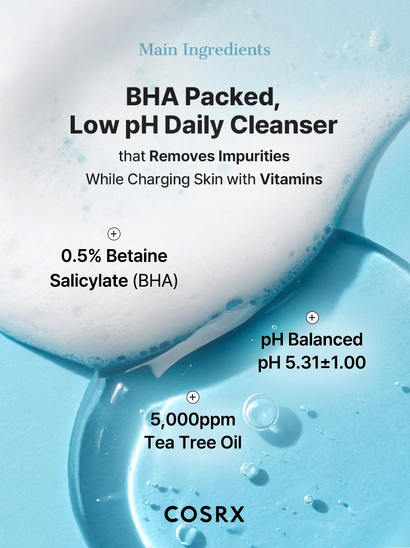 COSRX Low pH Good Morning Gel Cleanser texture