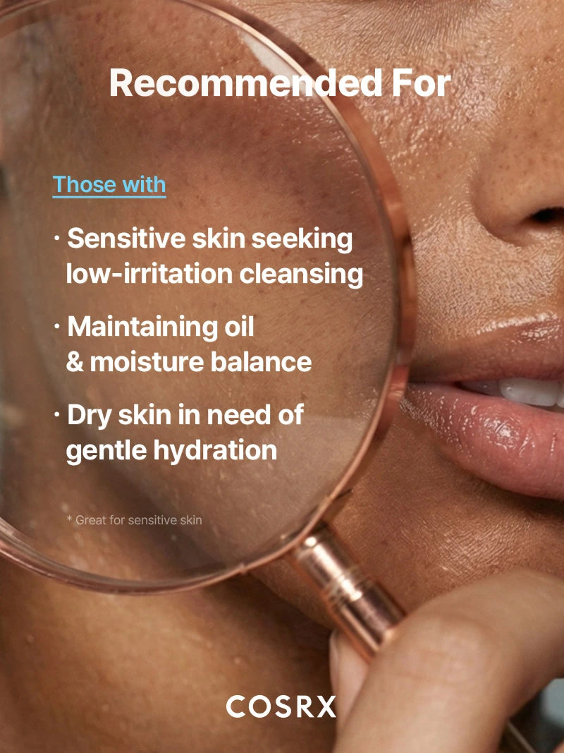 COSRX Low pH Good Morning Gel Cleanser application