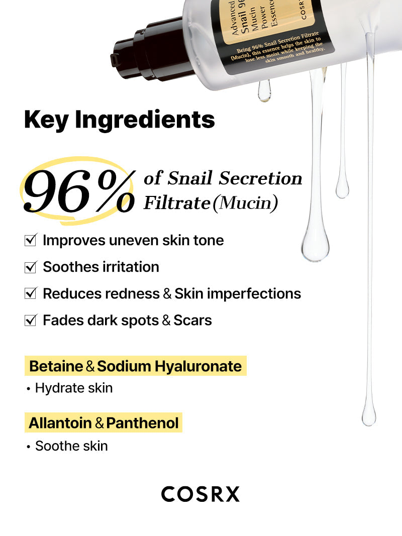 COSRX Advanced Snail 96 Mucin Power Essence packaging