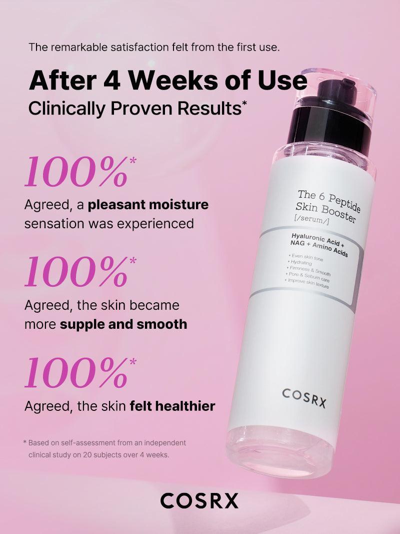 COSRX The 6 Peptide Skin Booster Serum bottle detail