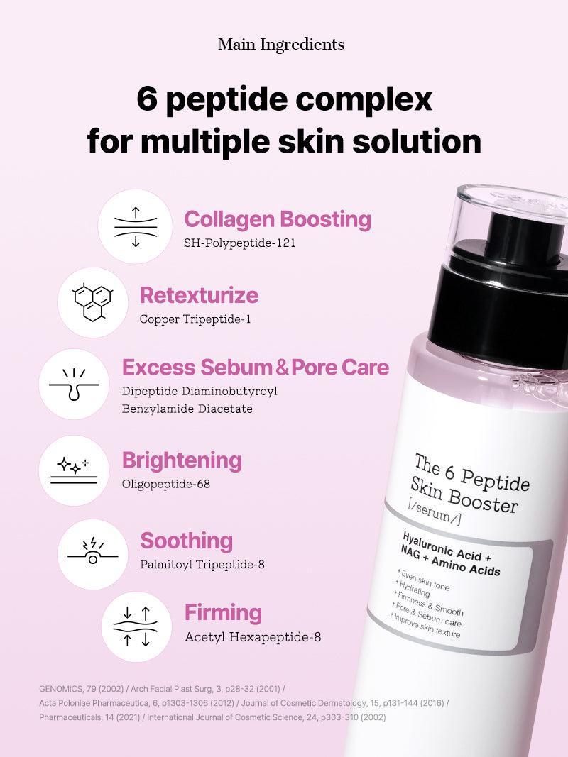 COSRX The 6 Peptide Skin Booster Serum lifestyle shot