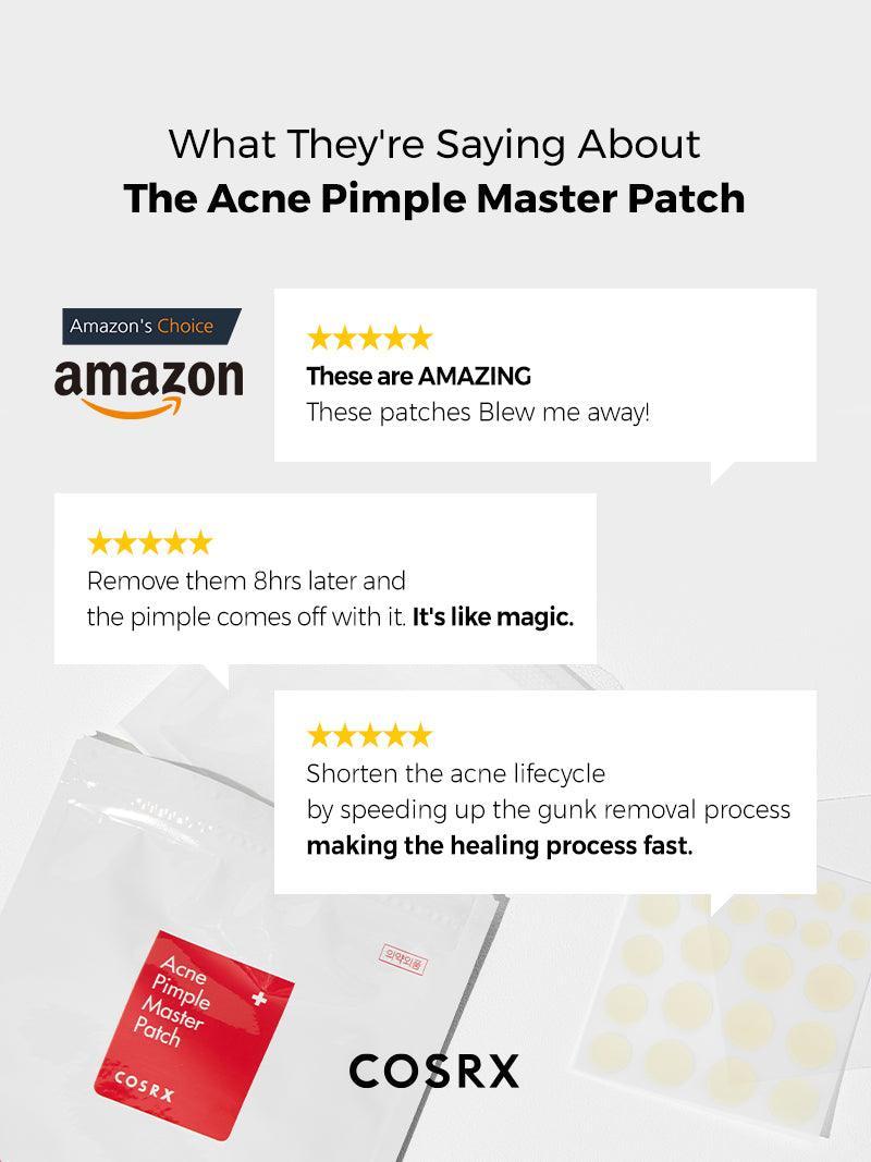 COSRX Acne Pimple Master Patch application