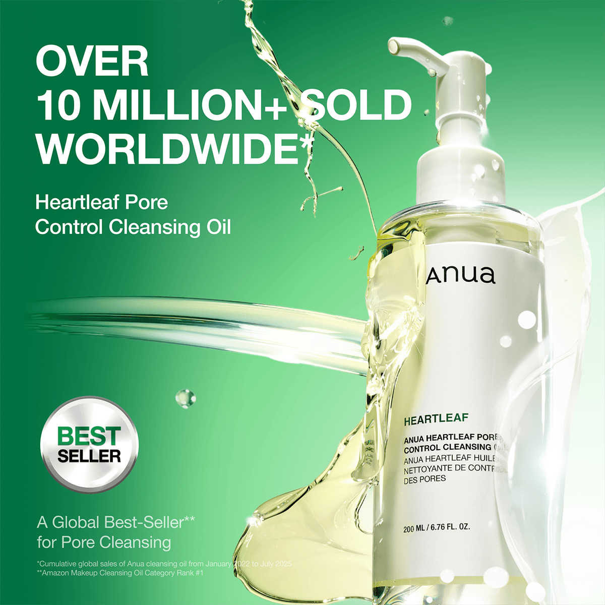 Anua Heartleaf Pore Control Cleansing Oil bottle detail