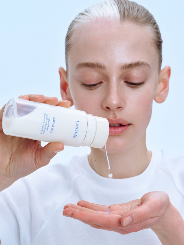 Laneige Cream Skin Refiner application