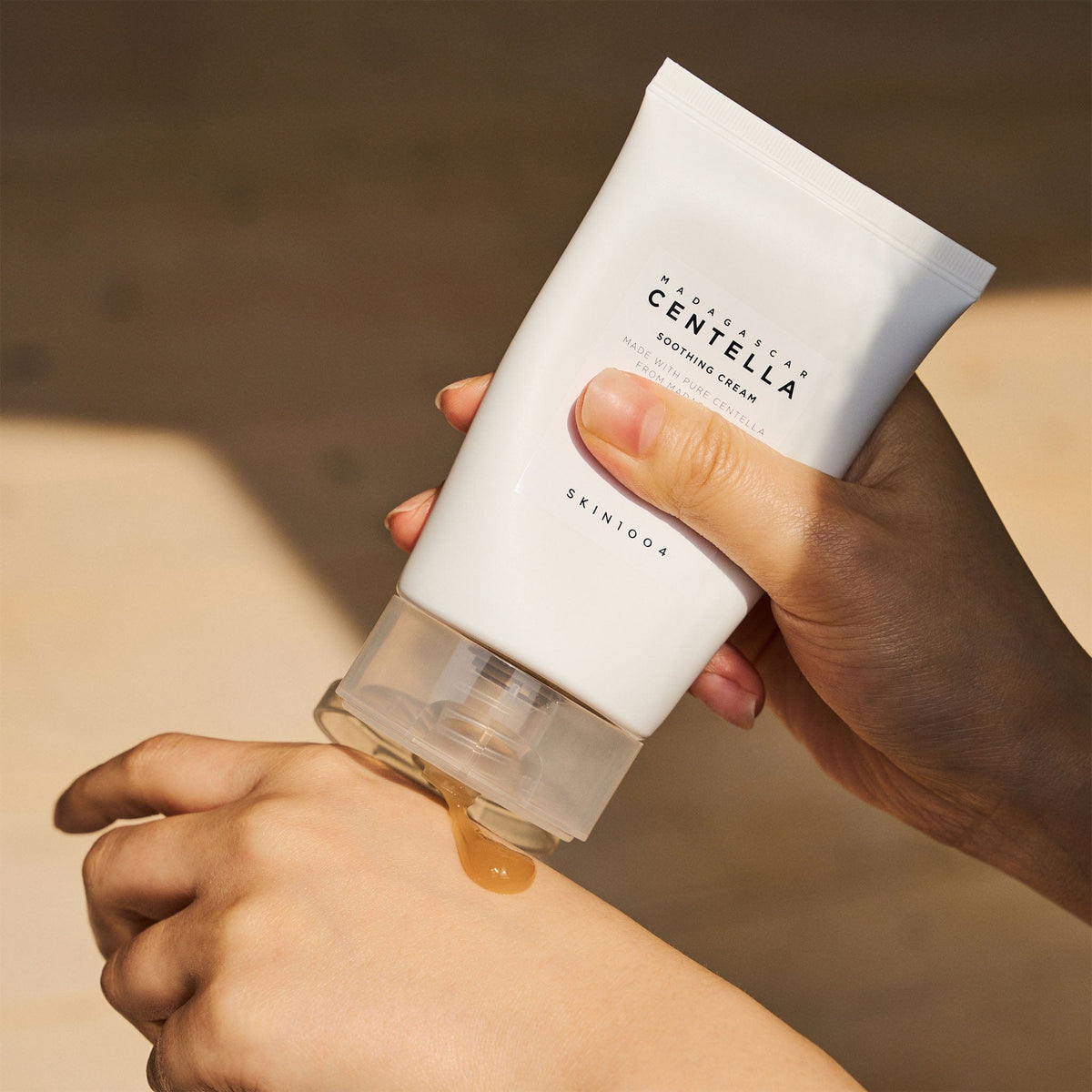 SKIN1004 Soothing Cream application